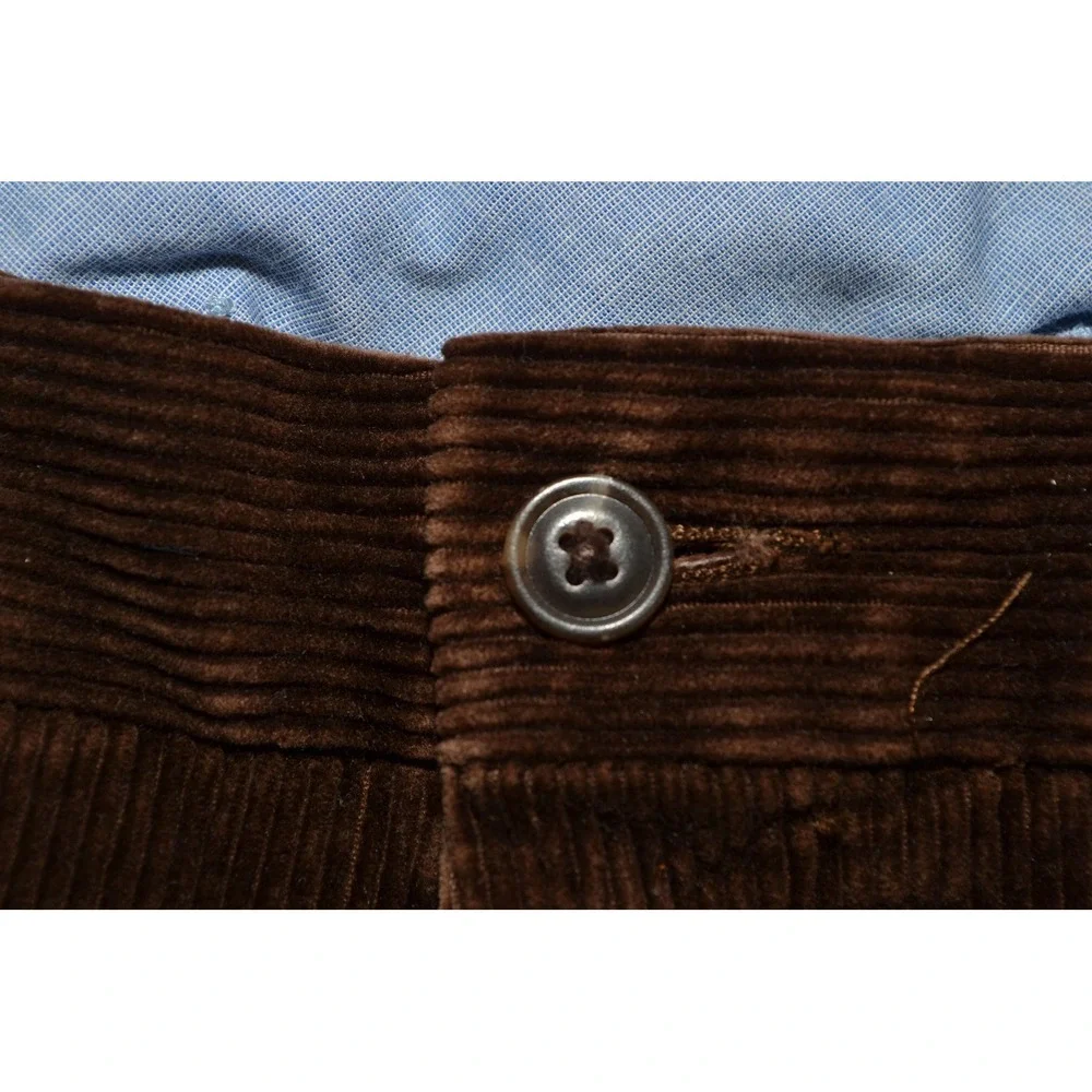 Polo‎ Ralph Lauren Corduroy Pants Mens 32x29 Brown Classic Fit Stretch Chinos